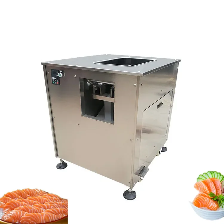 Automatic Cod Anchovy Trout Salmon Catfish Tilapia Fish Smoke Sashimi Slice Cut Slicer Fillet Machine Price