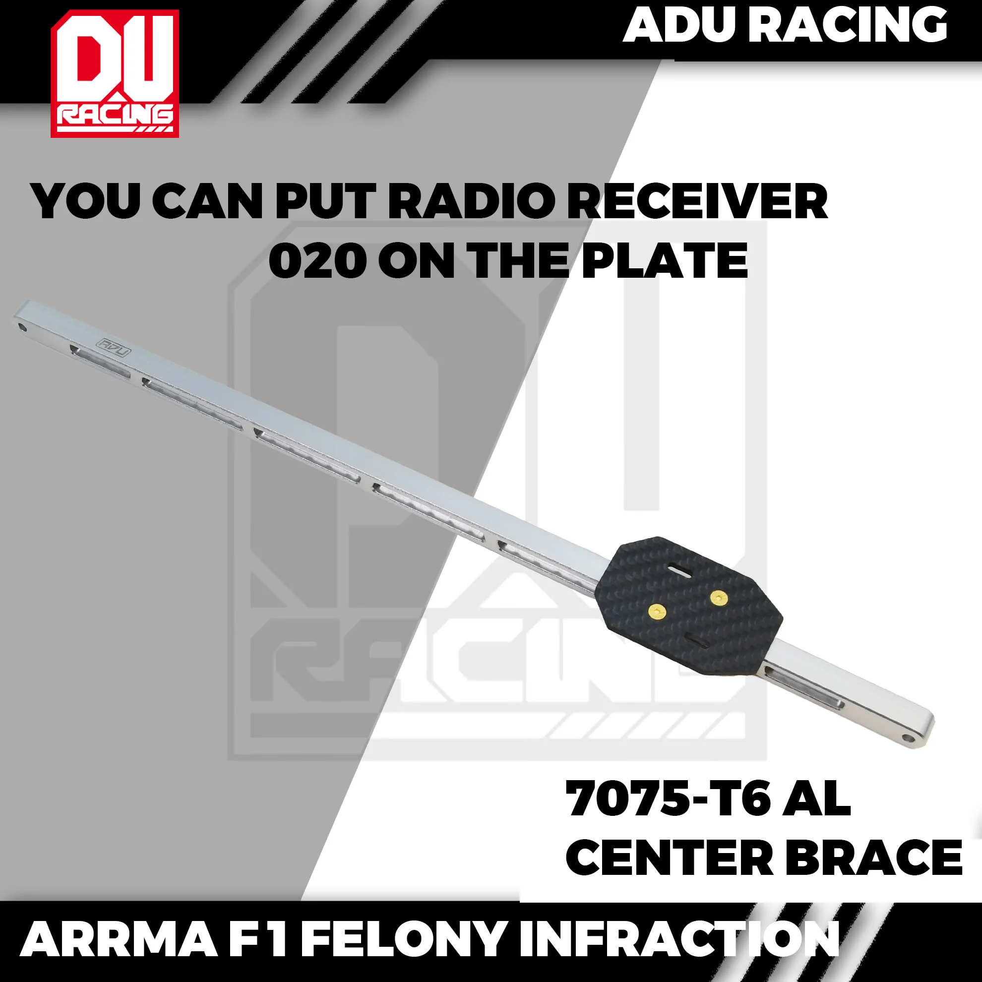 adu-レーシング-センター-ブレース-cnc-7075-t6-al-for-arrma-6s-limitless-f1-infraction-felony
