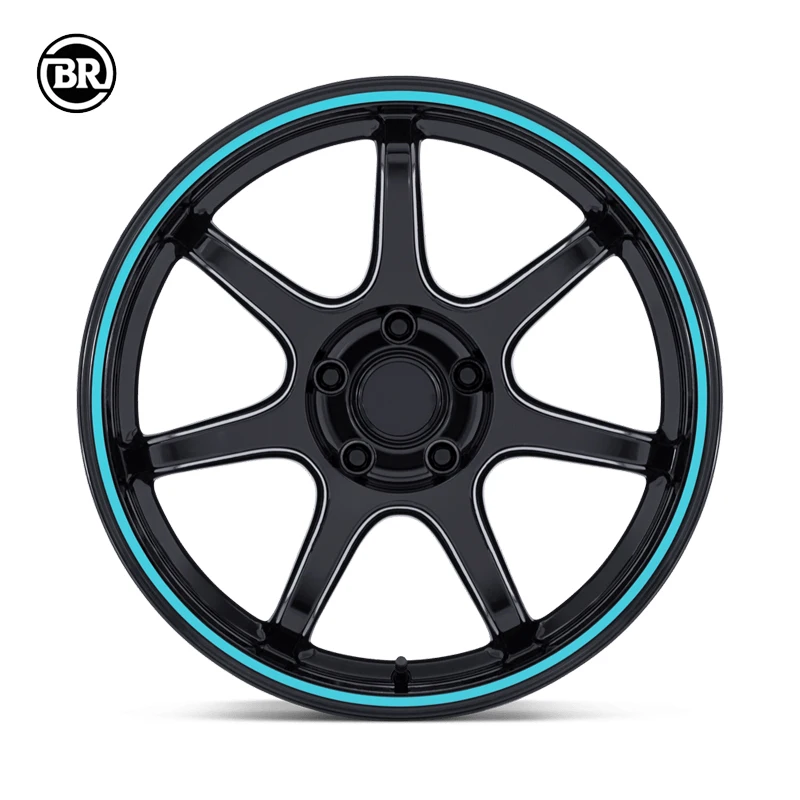 

Borui Customized Best Quality Monomer Black Passenger Car Wheels 16 To 26 Inches Chrome Plated Gold 5x112 5x120 Wheel Rims