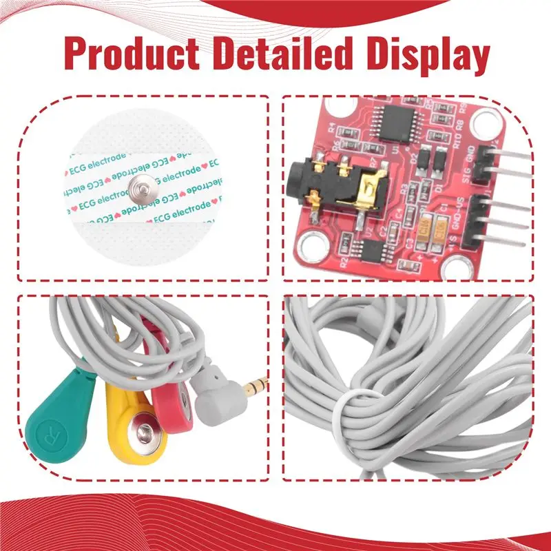 A11E-Muscle Signal Sensor Emg Sensor Controller Detects Muscle Activity For Arduino Development Board For Wearable Devices