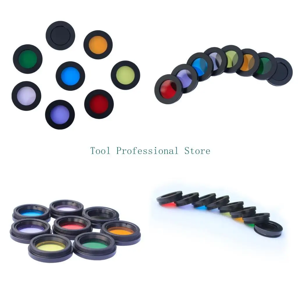 

57QF Professional Aluminum alloy Optical Lenses Color filter Set Accessorie