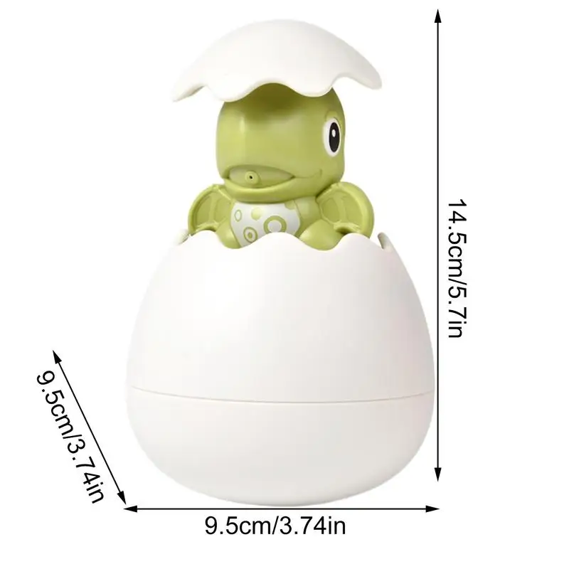 Floating Hatching Egg Water Toy Cartoon Water Bathtub Pool Toys Funny Floating Ball Egg Bath Toy Hatching Dinosaur Toy For