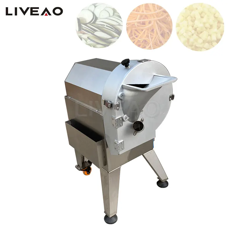 

Industrial Vegetable Cube Cutting Machine Commercial Carrot Sweet Potato Slice Onion Dicing Machine