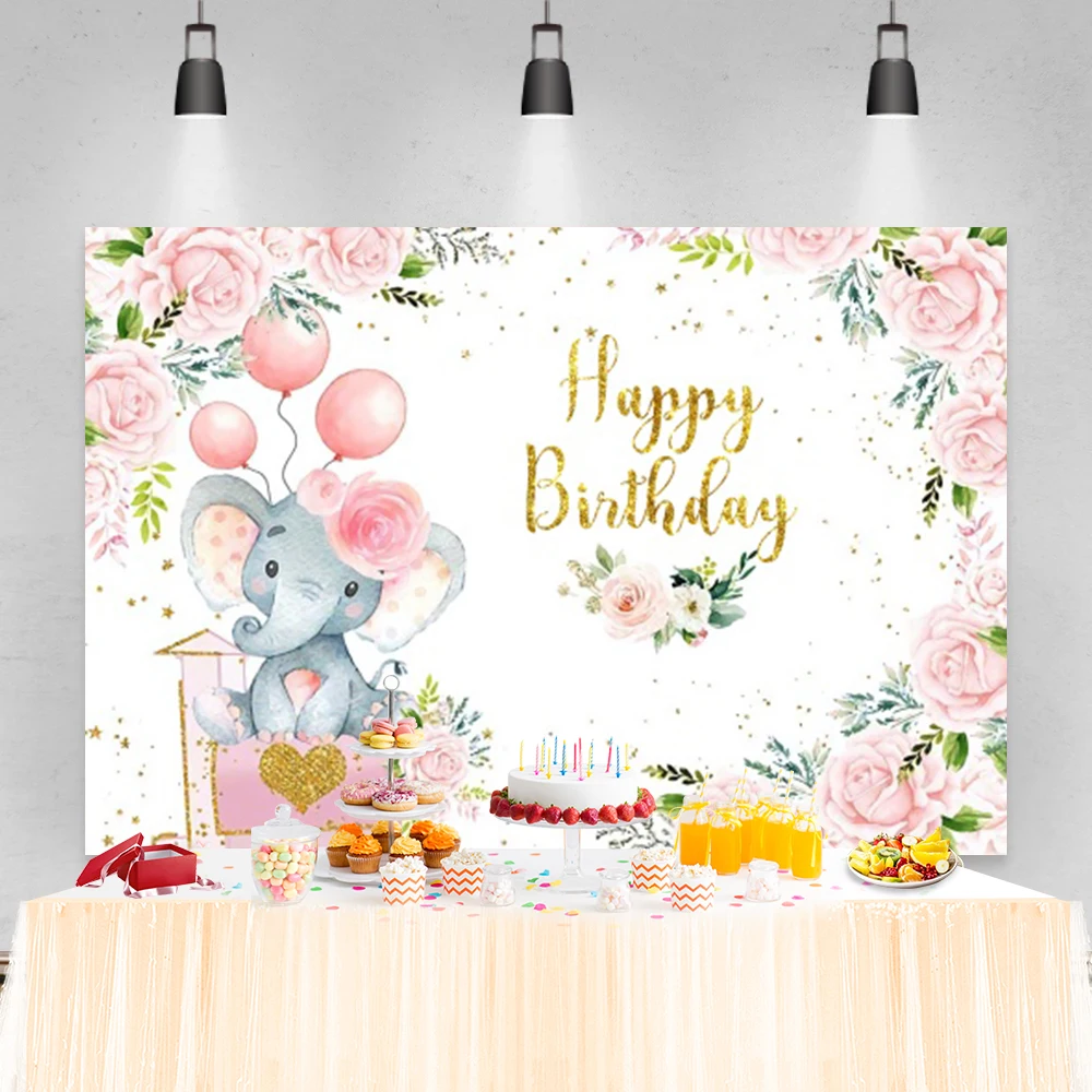 خلفية خشبية على شكل فيل صغير ، صورة شخصية كرتونية ، صورة لحديثي الولادة ، صورة لحفلة عيد الميلاد ، استوديو صور