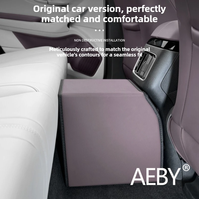 AEBY For BYD Seal U DM-i 2020-2025 Rear Seat Bridge Box, Waterproof Anti-Slip Storage Tray for Back Row Floor Gap Auto Interior
