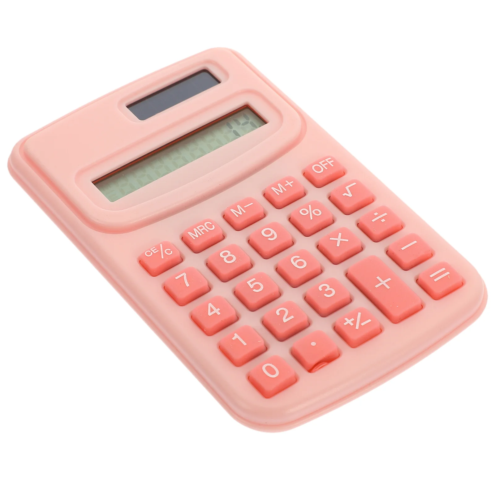 

Portable Calculator Mini Handheld Electronic Device For School Office Home Use Small Basic Calculation Tool Candy Color Student