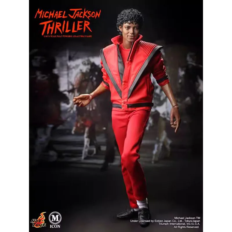 In Stock Original HT HotToys MIS09 Michael Jackson MJ THRILLER VERSION 1/6 Movie Character Model Art Collection Toy Gift