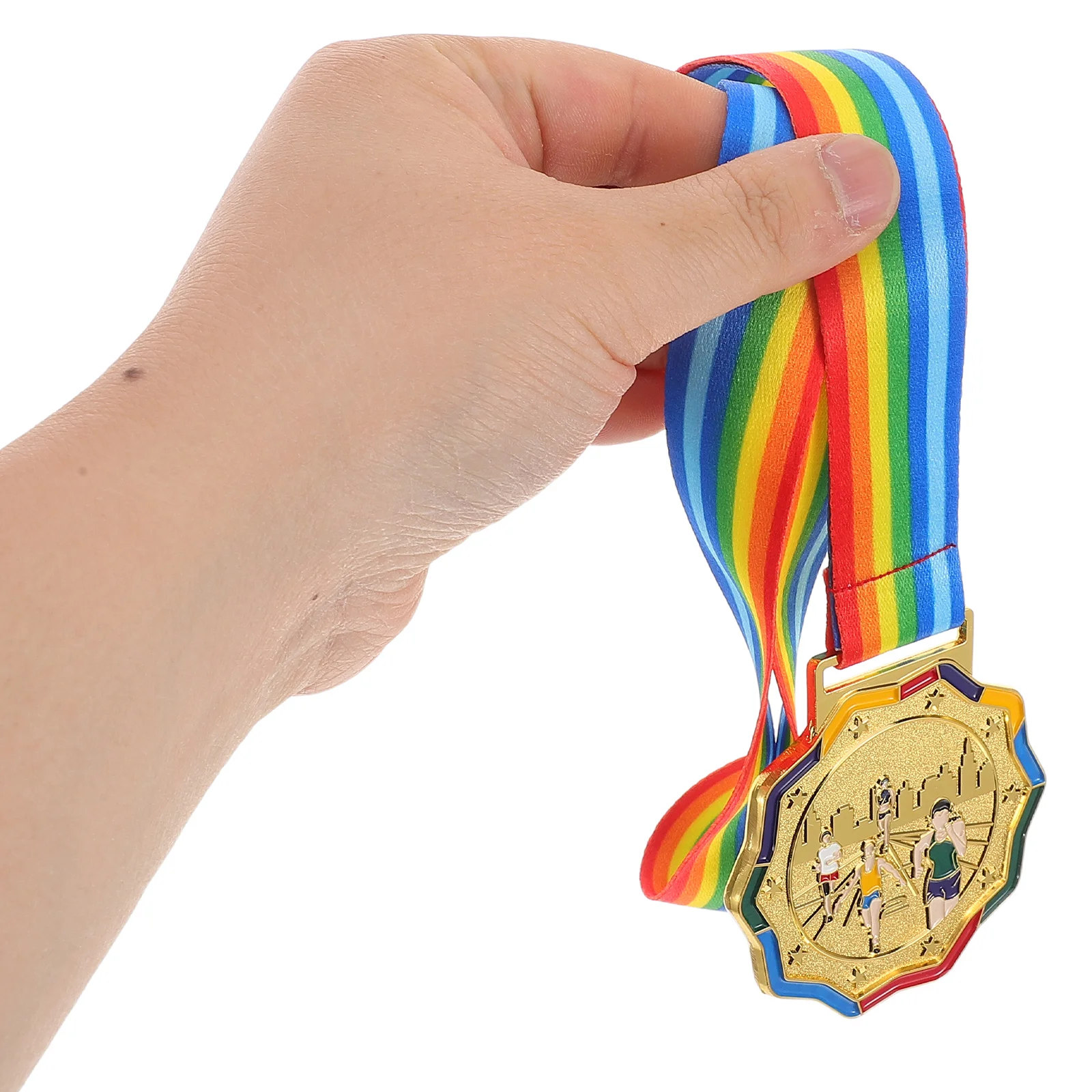 

Marathon 3D Design Running Award Medal Badminton Competition Sports Medal Metal Trophy Winner Runners Party Display for Event