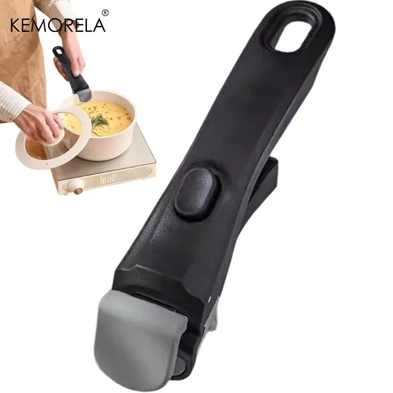 KEMORELA 19cm Kochgeschirr-Set mit Austauschbarem Universal-Topfgriff, Abnehmbarer Griff Geeignet für Familie und Outdoor-Camping
