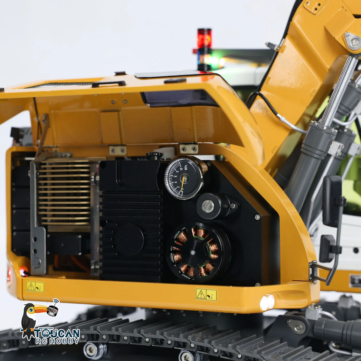 RTR CUT 914 RC excavadora hidráulica 1/14 Radio Control excavadora de tierra modelo sonido luz camiones de construcción coches juguetes TH24199