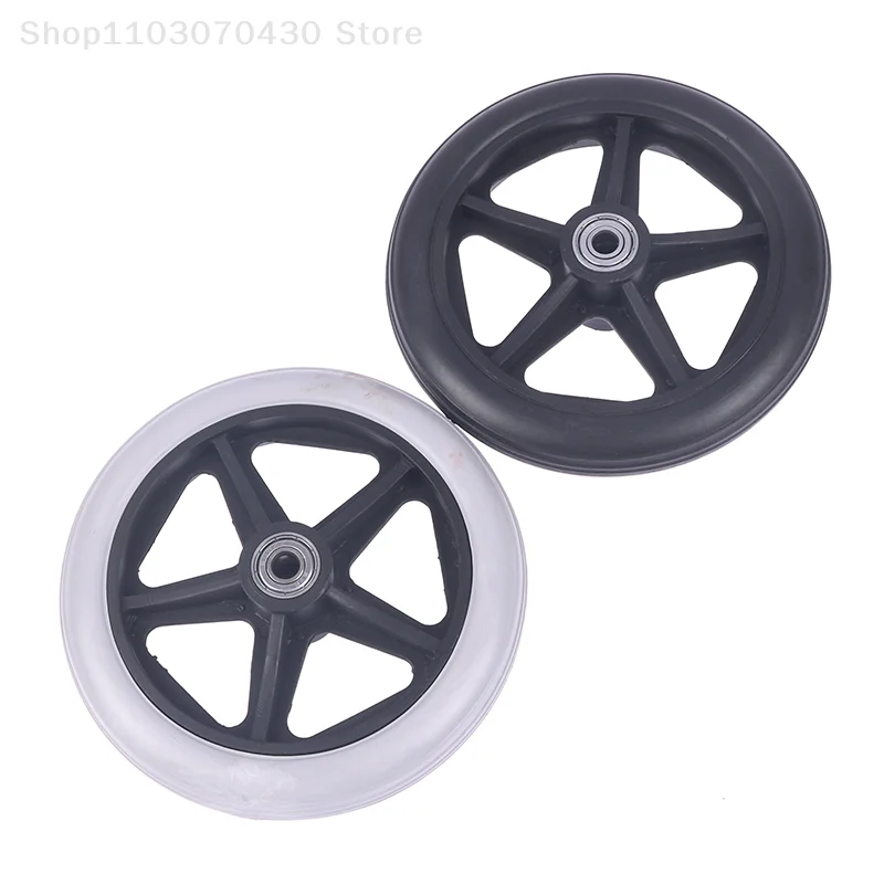 6 Inch Wheels Smooth FlexibleSolid Tire Wheel Replacement Parts