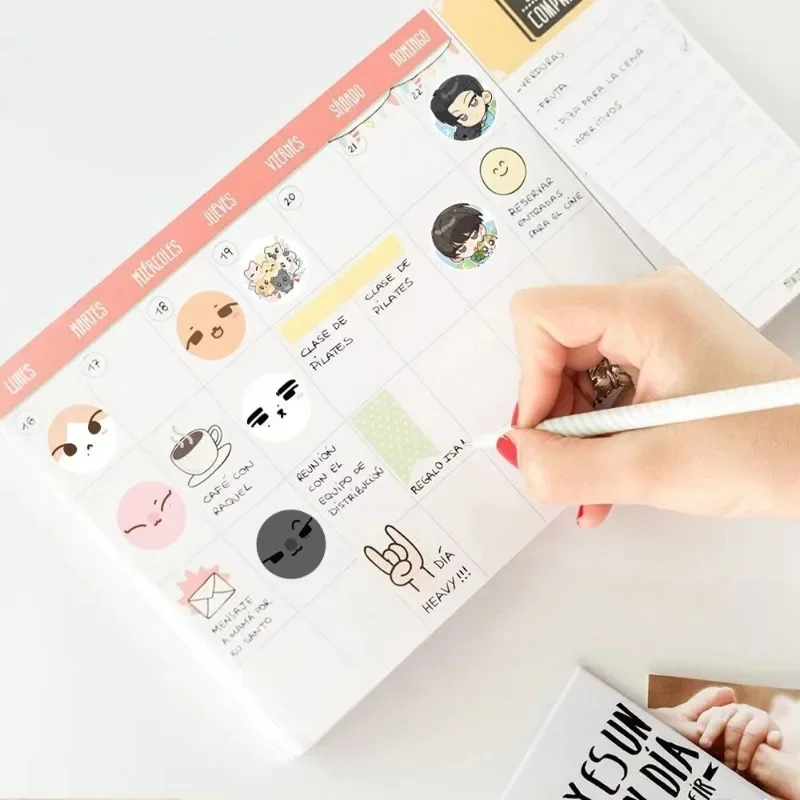 500 Pcs/set ENHYPENS Reative Peripheral Stickers Kawaii Laptop Suitcase Skateboard Guitar Phone Cartoon Cute Stickers Gifts view 6