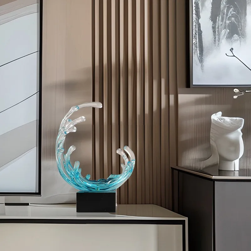 

ins style abstract TV cabinet ornament home living room Internet celebrity wine cabinet crafts office art decoration