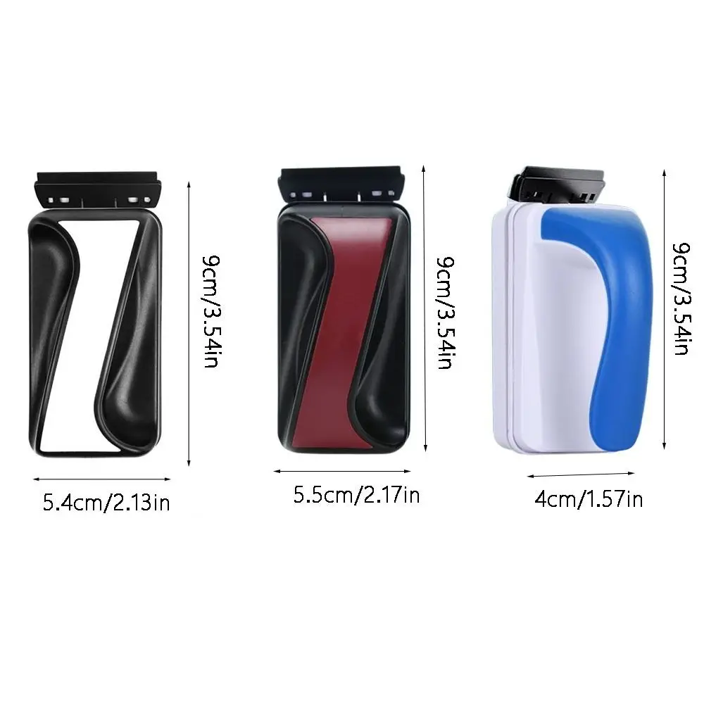 فرشاة تنظيف حوض السمك المغناطيسية القوية على الوجهين، فرشاة تنظيف حوض السمك العائمة مع تصميم موجة مكشطة #6