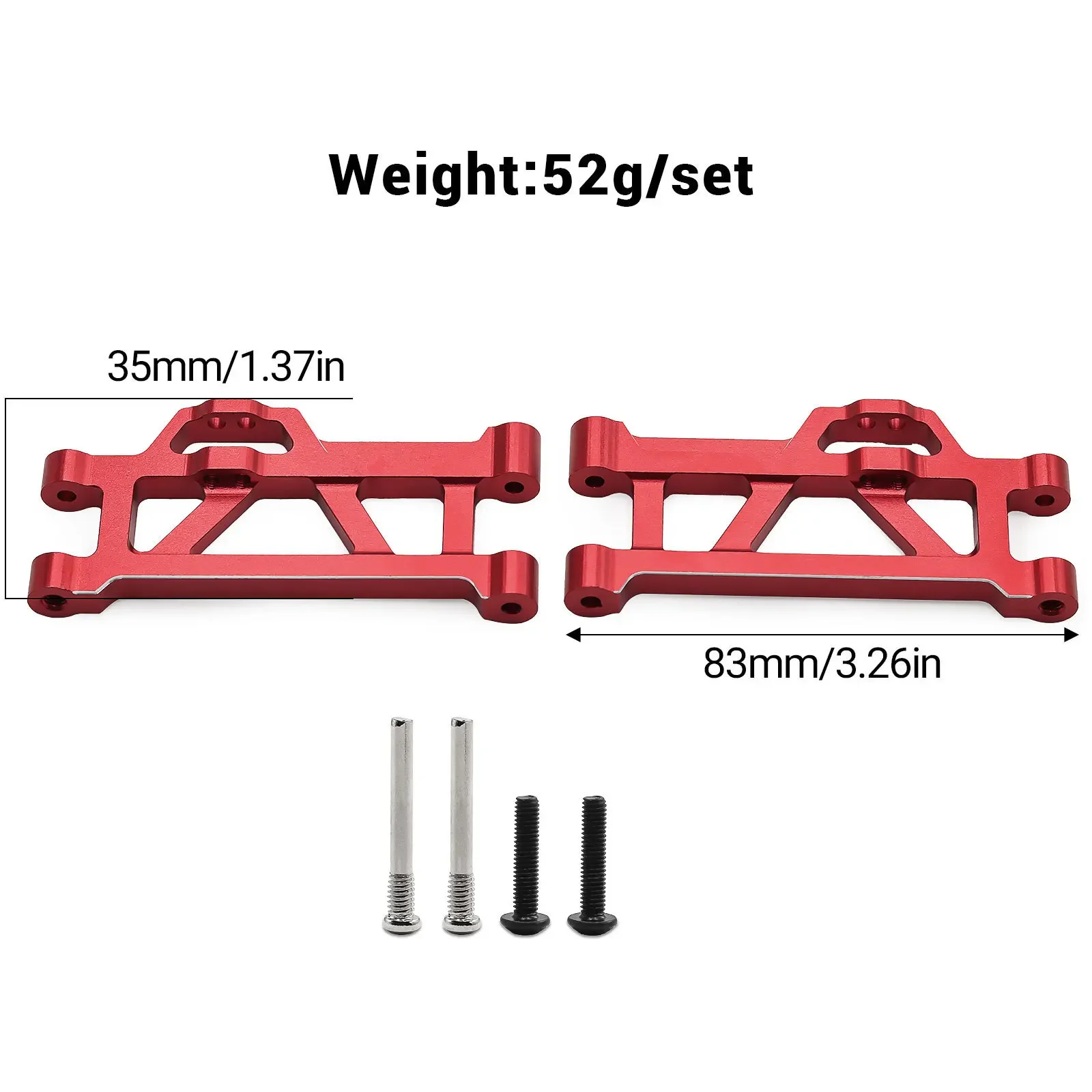 Brazo inferior trasero W238 para TRAXXAS MINI MAXX, Kit de piezas de mejora de Metal, accesorios OP para coche RC