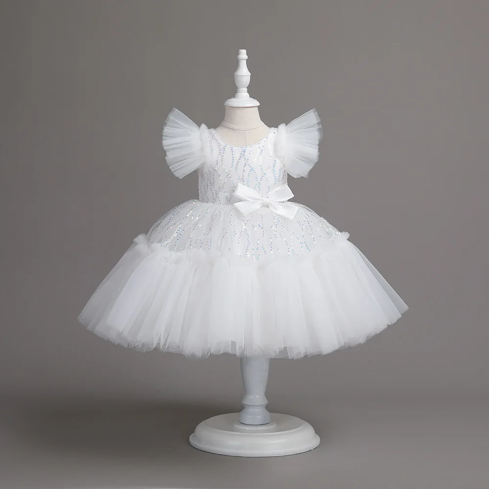 

Little Baby Clothing Girl Wedding Dress Kids Birthday Party Princess Dresses Children Wedding Ceremony Costume