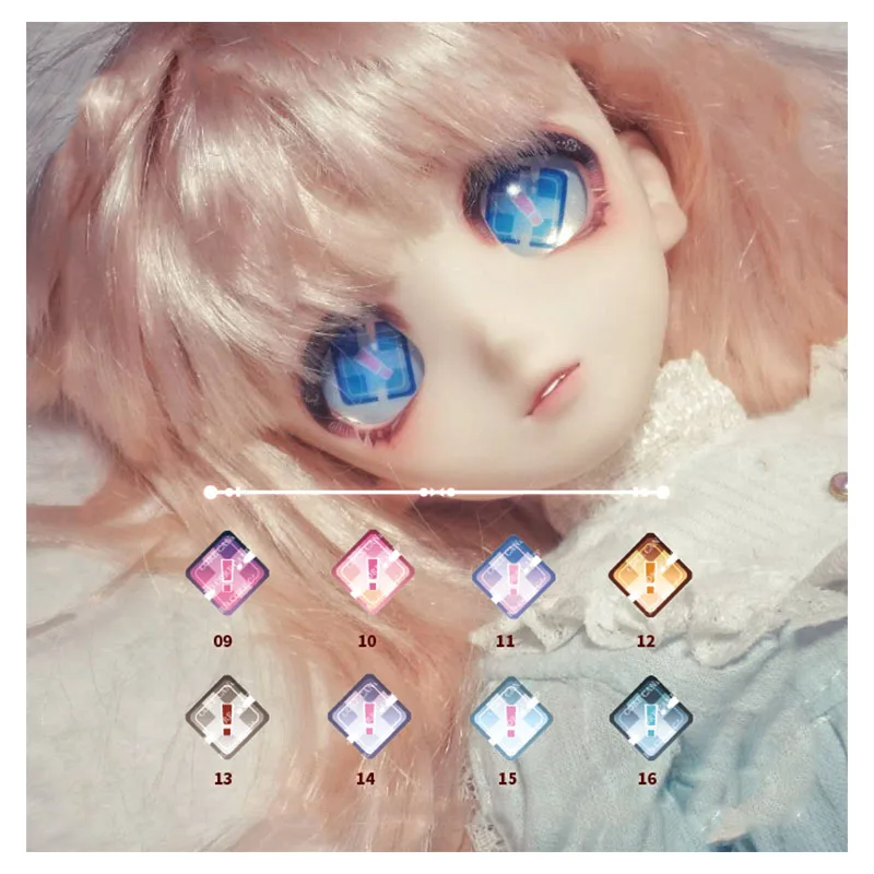 BJD eyes doll cartoon eyes 10mm-24mm doll pressure eyes for 1/12 1/8 1/6 1/4 1/3 BJD SD DD doll eyeballs doll eyes