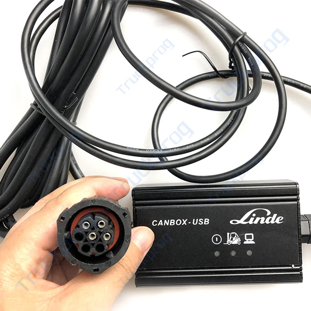 Strumento diagnostico per carrelli elevatori per laptop CF C2 per strumento scanner diagnostico USB Linde Doctor Canbox con software Pathfinder LSG Set completo