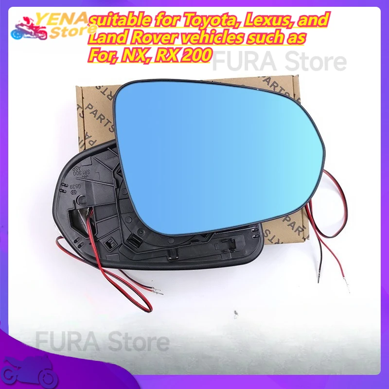 

Side rearview mirrors for cars are suitable for Toyota, Lexus, and Land Rover vehicles such as For, NX, RX 200