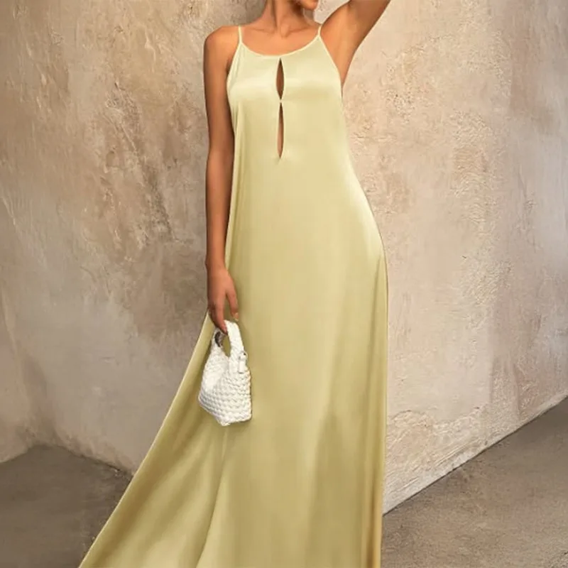 

2025 Women's New Temperament, Elegant and High-end, Slip Dress, Women's Autumn and Winter