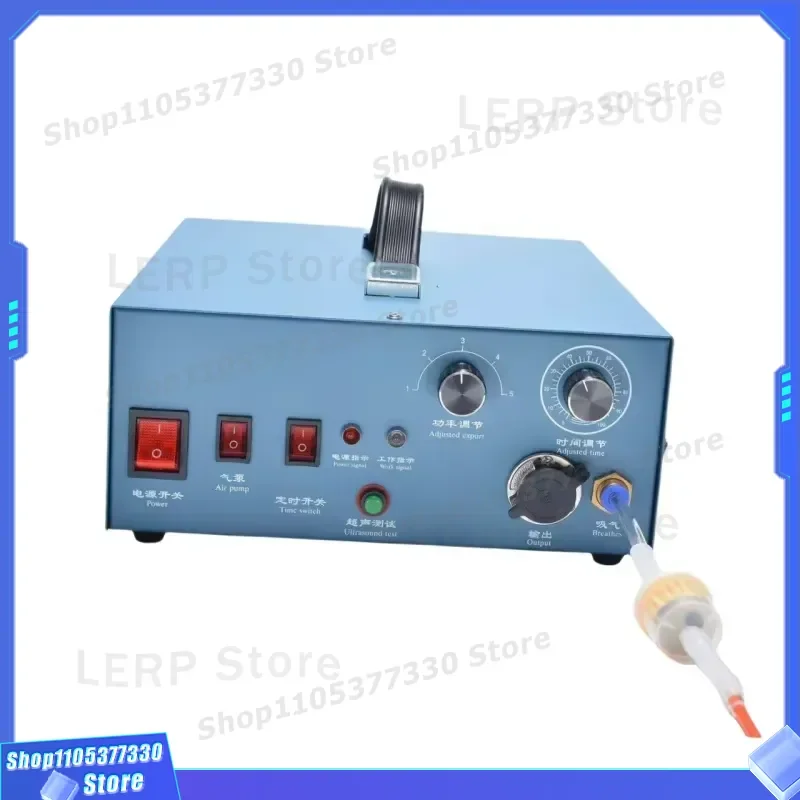 Ultrasonic Rhinestone Fixer Machine with Pump for Apparel Diamond Transfer Heat Setting Fabric Repair Tool Portable Device