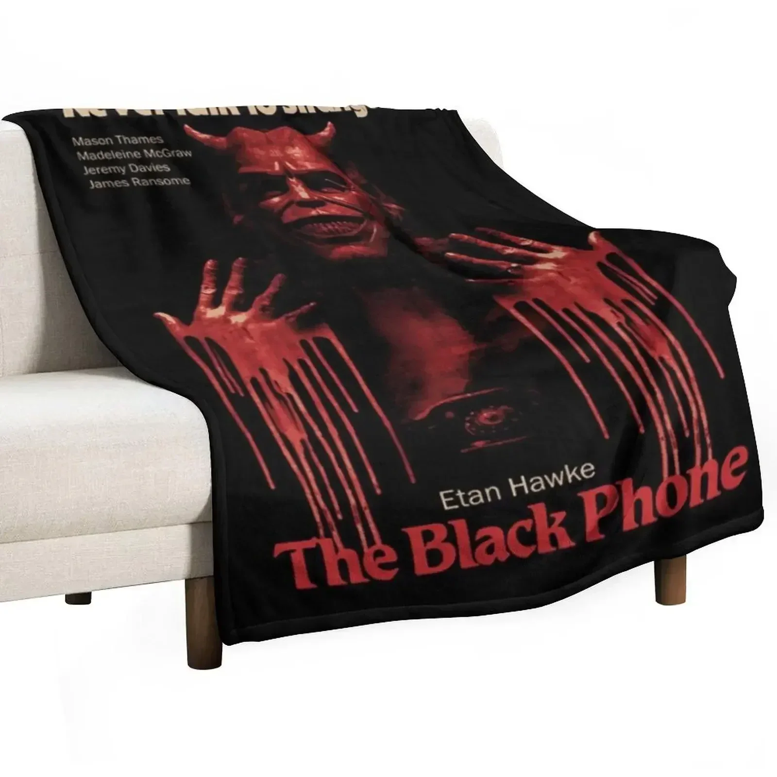 

The Black Phone, Horror, Blumhouse Throw Blanket Luxury Throw Thins manga Blankets