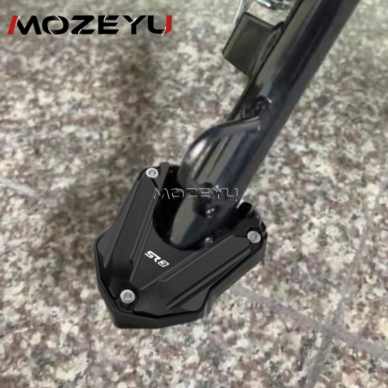 

SR250GT SR3 CNC Kickstand Foot Side Stand Enlarger Pad Side Brace Assist Plate Motorcycle For VOGE SR 250GT SR 3 2023-2025 2026