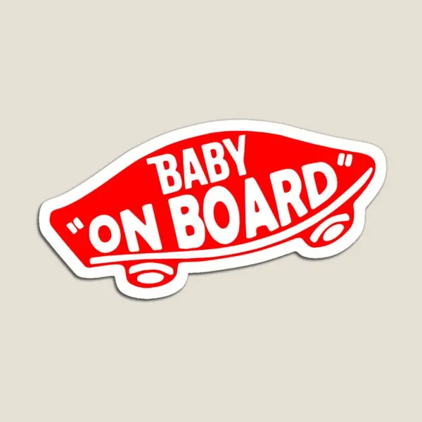 Autocollants magnétiques pour bébé à bord, support de jouets coloré pour réfrigérateur, organisateur magnétique amusant pour enfants, mignon pour la maison