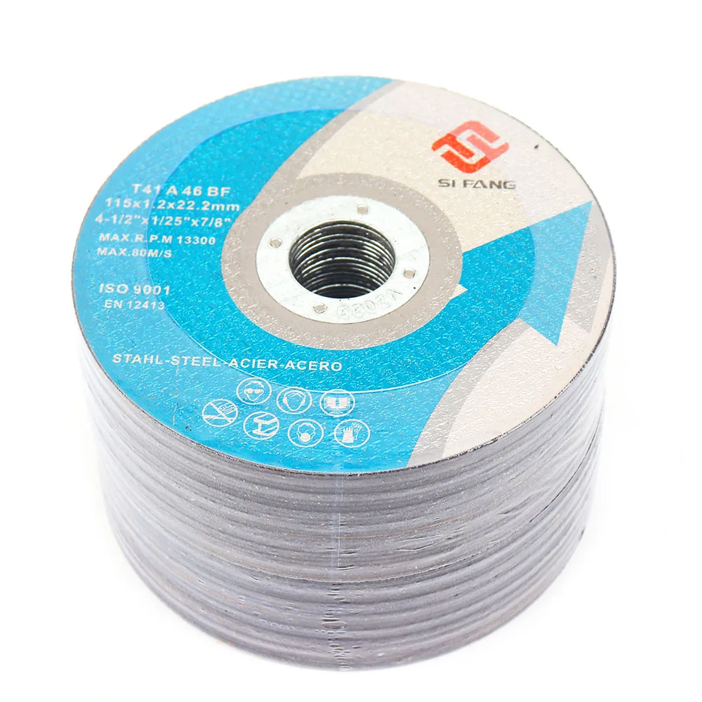 115mm Metal Cutting Disc Resin Cutting Wheel Thickness 1.2mm Circular Saw Blade for Angle Grinder Cutting Stainless Steel Iron