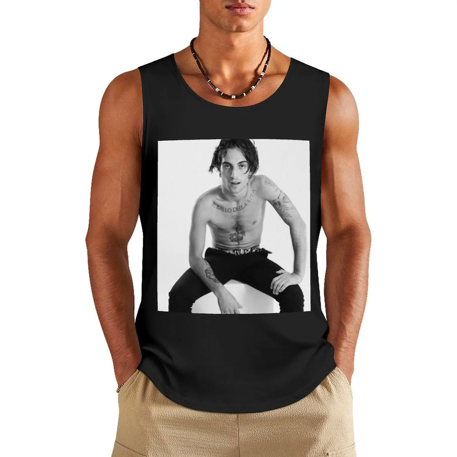 

Damiano Tank Top bodybuilding Vests Bodybuilding clothing man fitness clothing for men