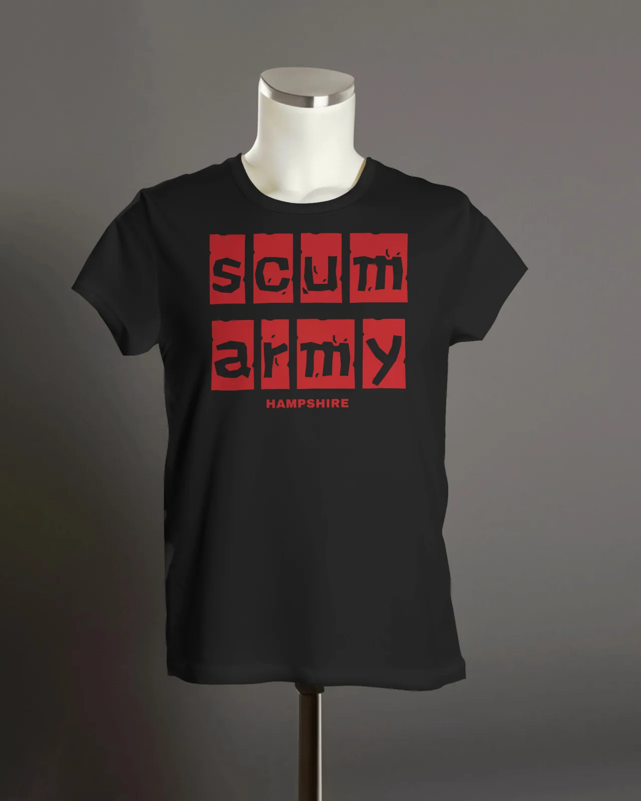 Camiseta del ejército SCUM | Hooligans feos dentro del tripulación Hampshire Saint Dell