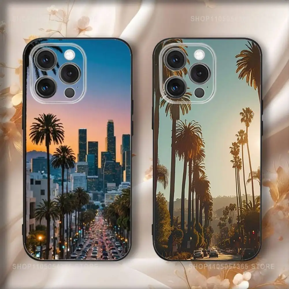 

Landscap Californias Phone Case For iPhone 17,16,15,14,13,12,11,Pro,Max,Plus,Air,X,XS,XR,SE,8,7,Mini,Soft Black Funda