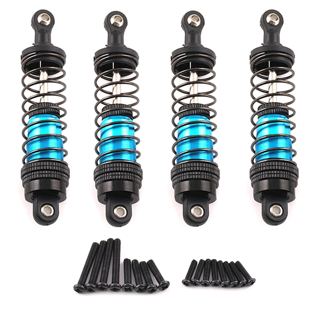 1 Set RC Car Metal Shock Absorber for SCY 1/16 MJX H16H 14301,14210 1/16 1/12 1/14 Upgrade Parts Accessories 81mm A