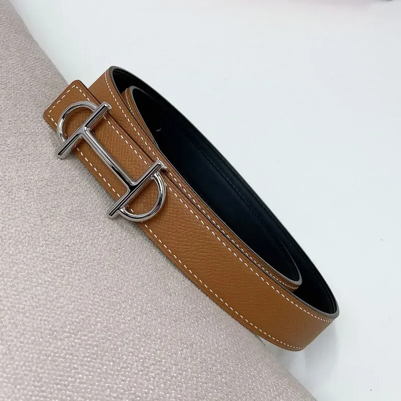 Ceinture en cuir avec imprimé l'hypothèse de main pour femme, garniture de taille, denim, classique, simple, haute qualité, accessoires positifs, 2.4