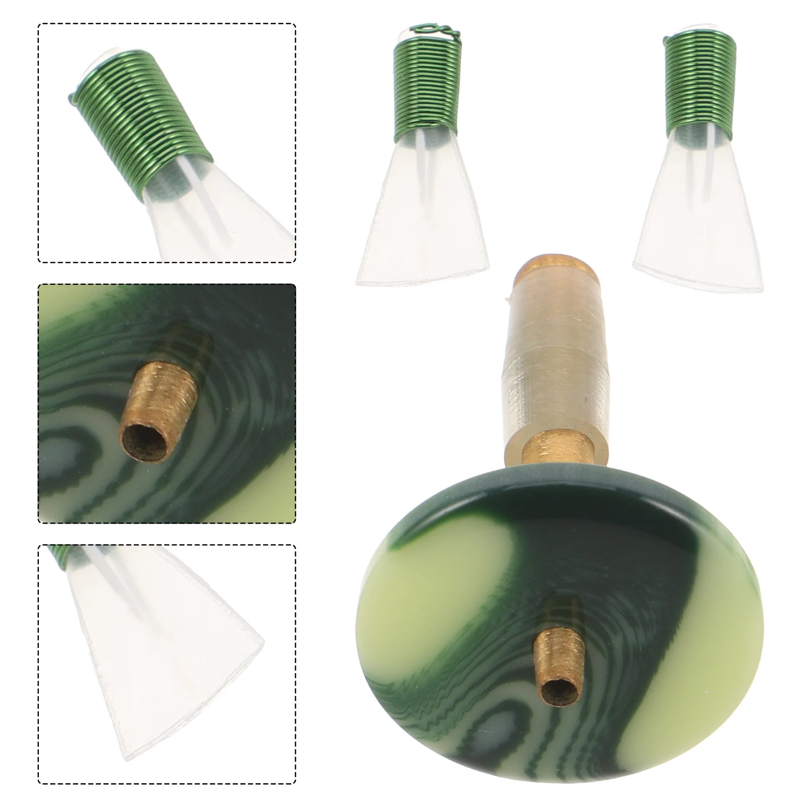 

2pcs Resin Suona Reeds Kit: Replacement Chinese Suona Mouthpieces Reeds For Wind Instrument Supplies With Core Air Intake Disk