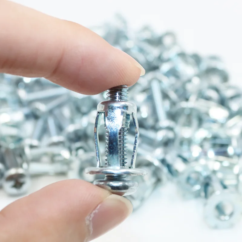 50x Jack Nuts Screw M4 M5 M6 M8 Petal Shape Rivet Nut Expansion Metal Rivetnut Panel Car License Plate Clamp Lock Jack Nuts Bolt