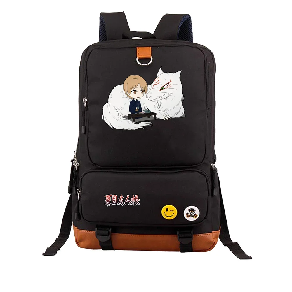 

Japan anime Natsume Yuujinchou Cat Printing Students Backpack Mochila for Teenagers BackPack Rucksack Travel Daypack Luggage Bag