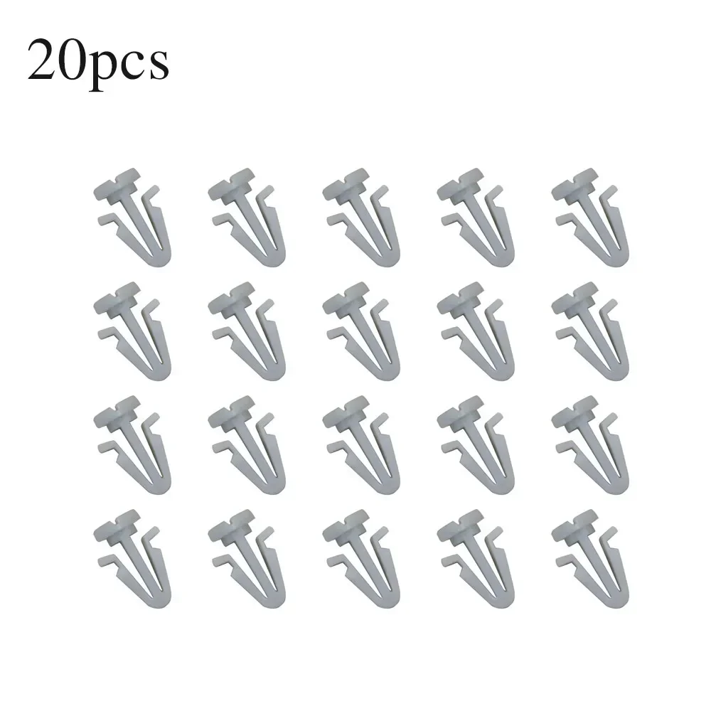 20x  Grille Retainer Clips For Nissan 62318-01W00 6231801W00 Grille Clips Gray Nylon Retainer Car Accessories NEW