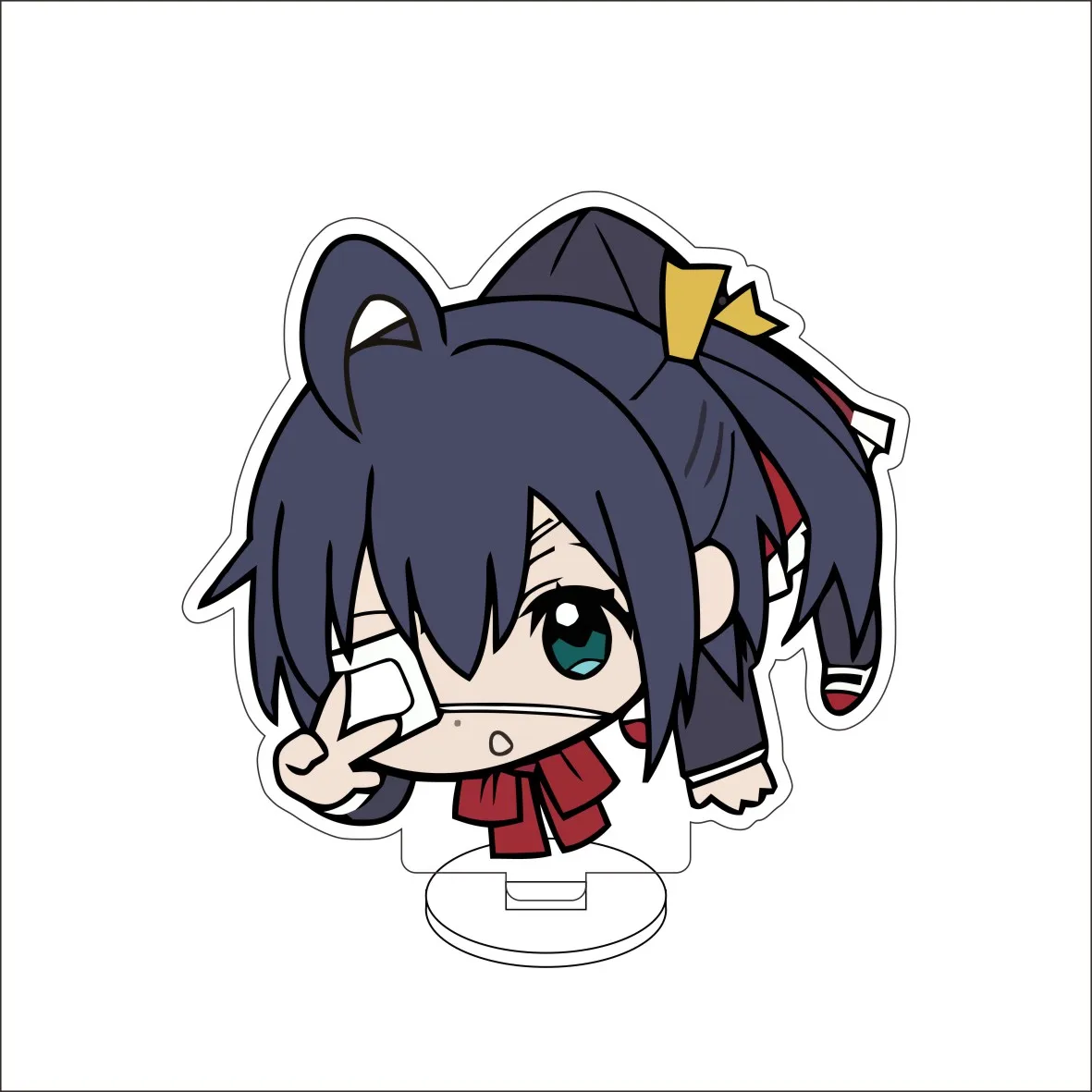 10 سنتيمتر أنيمي الحب Chunibyo الأوهام الأخرى الشكل حامل نموذج تاكاناشي ريكا/نيبوتاني شينكا لطيف زخارف مكتب الدائمة علامة الهدايا