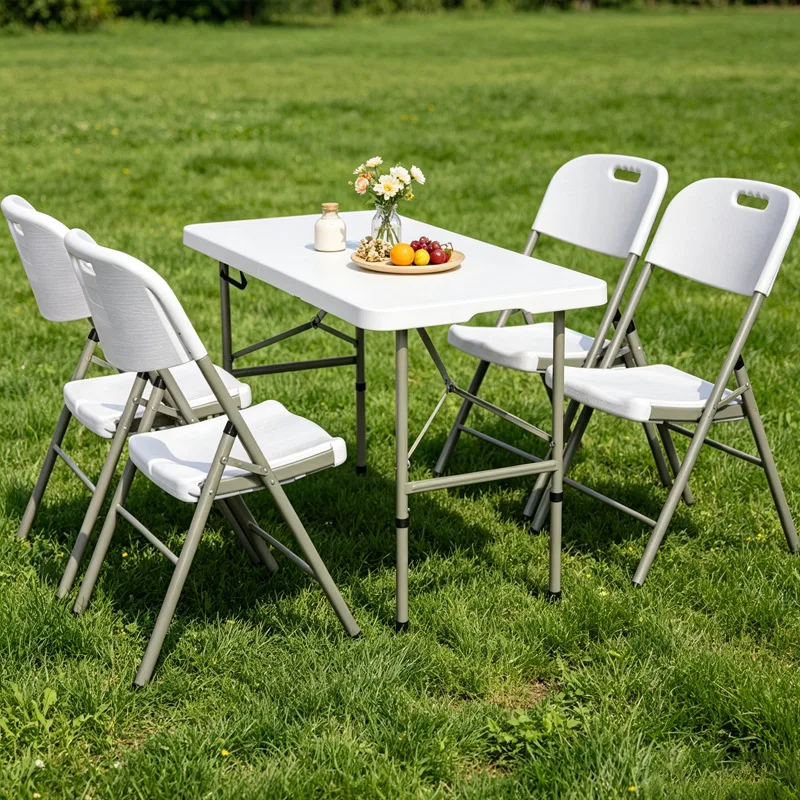 Portable folding table can be lifted and lowered outdoor night market stall table rectangular simple small apartment household d
