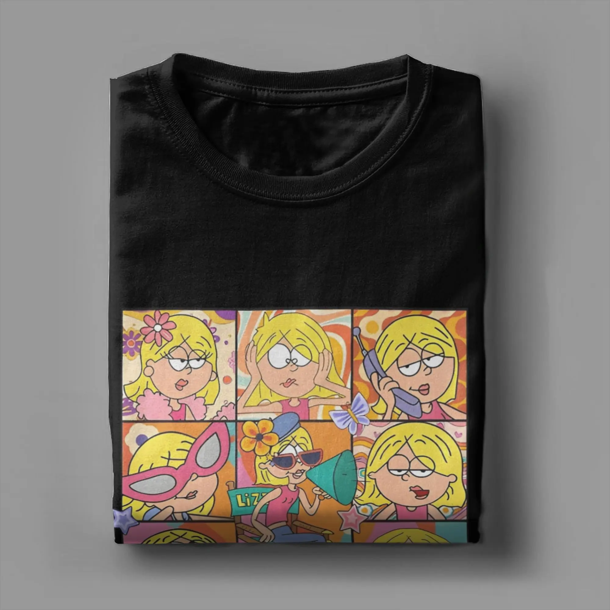 Men's T-Shirt Lizzies Cartoon McGuires Casual 100% Cotton Tee Shirt Short Sleeve  T Shirt Round Collar Clothes 6XL