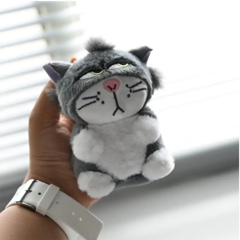 لطيف لوسيفر القط أفخم المفاتيح دمية لينة Plushies عملة Pursetoys لينة محشوة حامل بطاقة ملحق هدية عيد ميلاد للأصدقاء ﻿