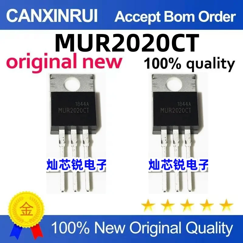 (10-300piezas)Brand new original MUR2020CT MUR2020 TO-220 20A 200V Quick Recovery Diode