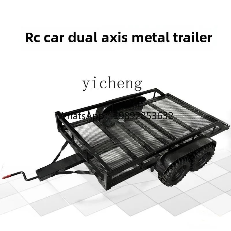 

1, большой прицеп, бескоховой металлический плоский пульт дистанционного управления для скалолазания, 1/10, небольшое ведро для прицепа серии TRX4, универсальное