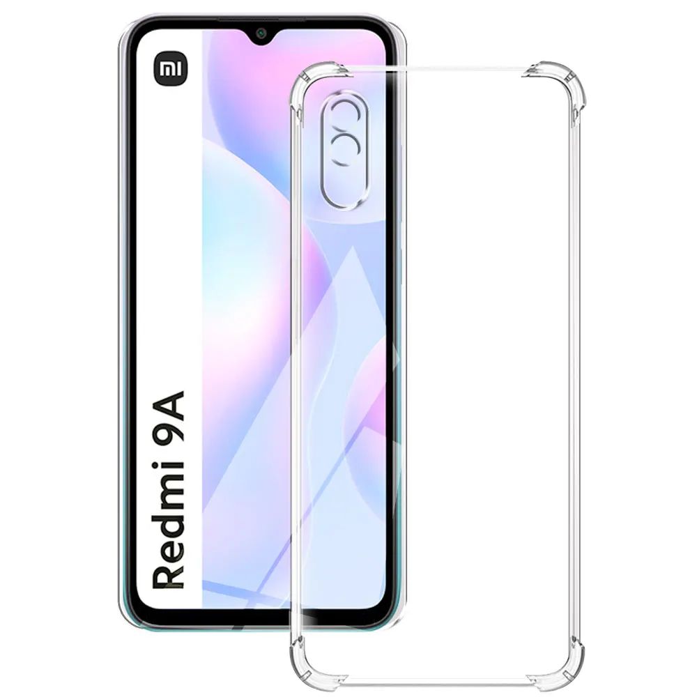 Shockproof Case For Redmi 9A Sport Clear Soft Silicone Cases For Redmi 9i Sport Transparent Case Cover Redmi9A 9i Sport Funda