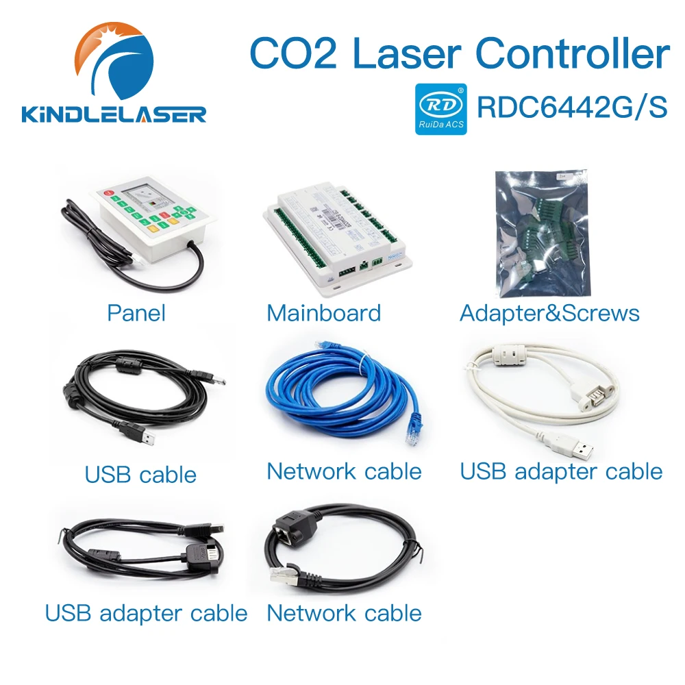 Kindlelaser Ruida RD RDC6442G Co2 Laser DSP Controller for Laser Engraving and Cutting Machine RDC 6442 6442G 6442S