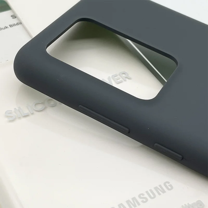 Чехол для мобильного телефона Samsung Galaxy S20 Ultra 5G из жидкого силикона мягкий сенсорный шелковистый защитный чехол s20ultra S20U Фото №5