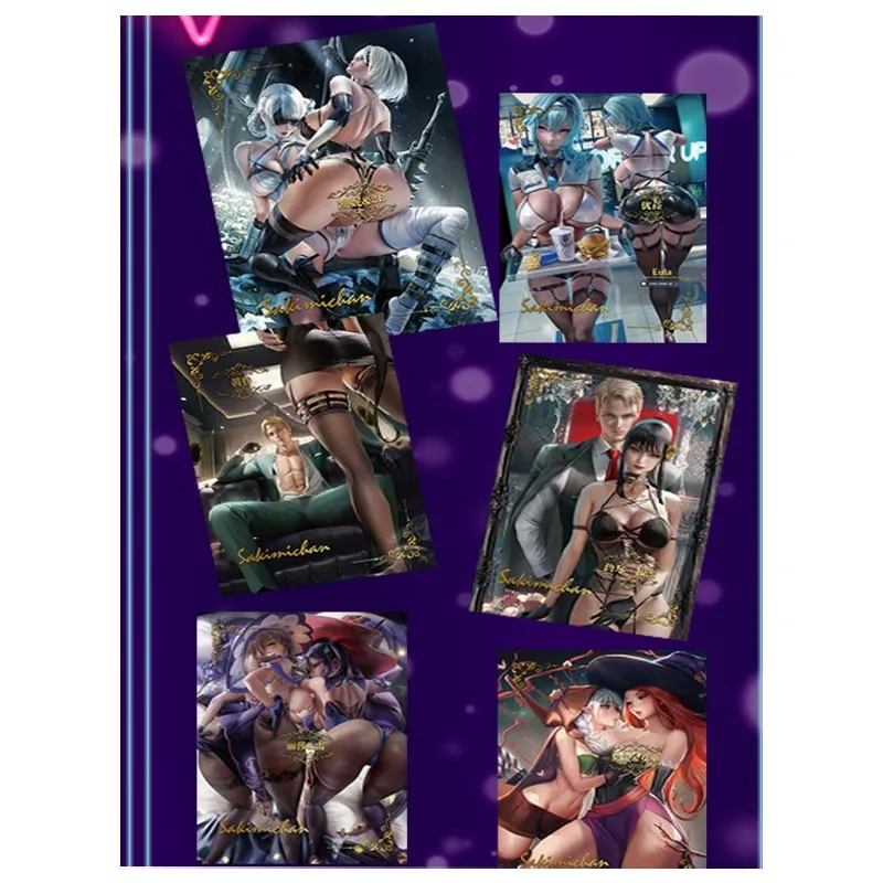 ACG-SAC Collection Card Set completo Goddess Story Booster Box Rare Girl Bikini Puzzle Anime Table Playing Game Card Toy