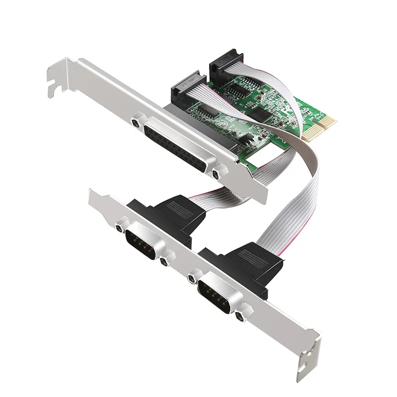 La tarjeta PCIe a paralelo DB25 PORT LTP con chip AX99100b Tarjeta de E/S