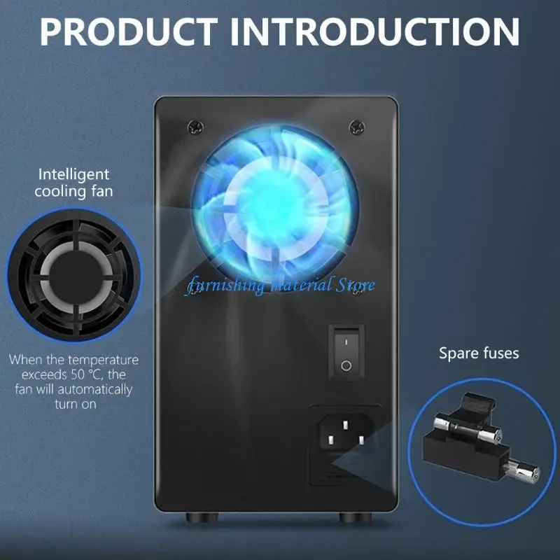 

Y5GD Sturdy 30V 10A Power Supply Unit with Memory Storage for Electronic Projects
